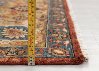 Malayer 8x10 Red Floral Traditional Persian Wool Rug
