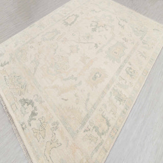 Betsy Ivory Turkish Oushak Hand Knotted Wool Rug