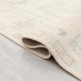 Betsy Ivory Turkish Oushak Hand Knotted Wool Rug