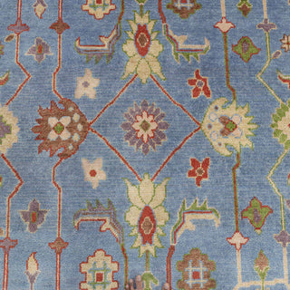 Nesta 8x10 Blue Turkish Oushak Hand Knotted Wool Rug
