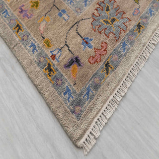 Jasper Stone 8x10 Gray Modern Quality Oushak Wool Rug