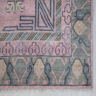 Roselle 9x12 Pink Khotan Loom Persian Wool Rug