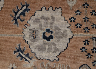 9x12 Brown Turkish Oushak Hand Made Wool  Rug