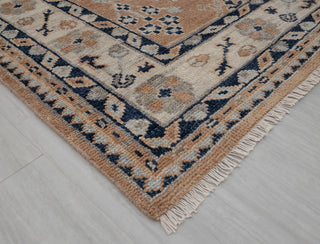 9x12 Brown Turkish Oushak Hand Made Wool  Rug