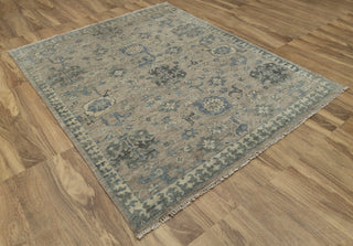 8x10 Turkish Gray Hand Knotted Wool Rug