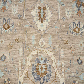 Elysian 8x10 Ivory Persian Ziegler Floral Motifs Wool Rug