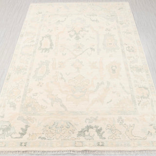 Betsy Ivory Turkish Oushak Hand Knotted Wool Rug