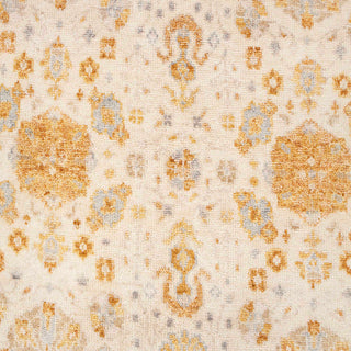 8x10 Ivory Gold Ziegler Design Neutral Turkish Oushak Soft Wool Rug