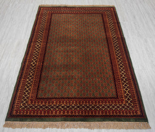 Herati Persian Baluch 4x6 Silky Feel Wool Rug