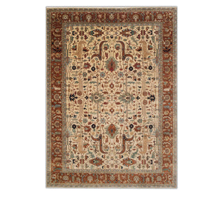 Persian Tabriz 10x14 Hand Knotted Large Area Wool Rug