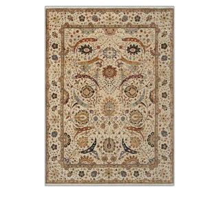 Persian Kerman Sickle 9x12 Super Fine Hand Knotted Rug