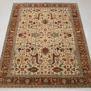 Persian Tabriz 10x14 Hand Knotted Large Area Wool Rug