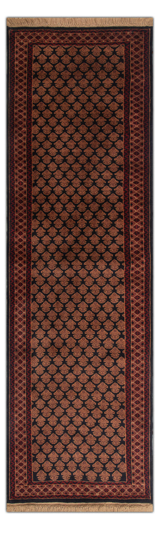 Herati Senneh Weave Silky Runner Rug