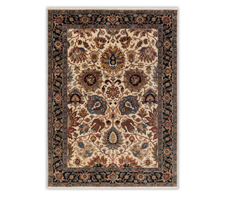 Medallion 5x7 Ivory Persian Ziegler Oriental Area Carpet Rug