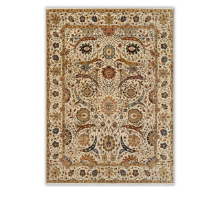 Florencia 8x10 Authentic Persian Gold Kerman Sickle Rug