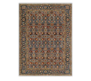 Mina Khani 6x9 Traditional Persian Floral Motif Wool Rug