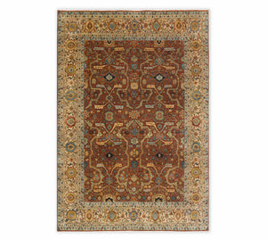 Rich Ford High KPSI Wool Retro Persian Mahal Rug
