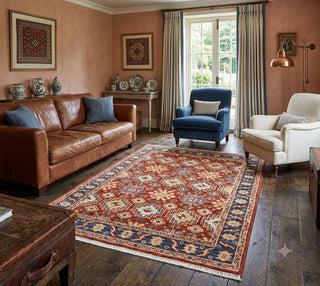 Emma Henry 8x10 Red Persian Hand Knotted Wool Rug