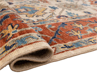 9x12 Ivory Hand Knotted Modern Oushak Wool Rug : Aesthetic Rug