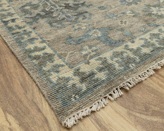8x10 Turkish Gray Hand Knotted Wool Rug
