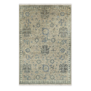 8x10 Turkish Gray Hand Knotted Wool Rug