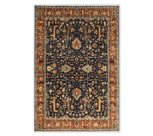 Kazan 8x10 Hand Knotted Persian Wool Rug