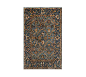 4x6 Anwar Mina Khani Persian High KPSI Wool Rug