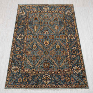 4x6 Anwar Mina Khani Persian High KPSI Wool Rug