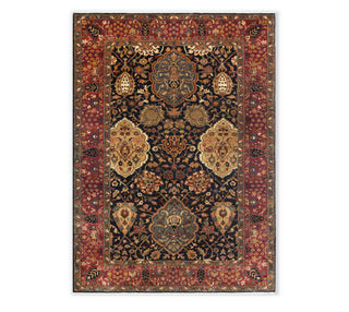 Sovereign 6x9 Navy Tabriz Super Fine Weave Persian Wool Rug