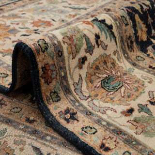 Hand Knotted 10x14 Persian Floral Motifs Wool Rug