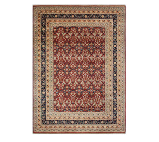 Ember - 8x10 Persian Tabriz Hand Knotted Wool Rug