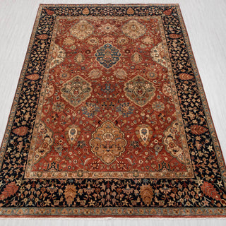Isfahan 9x12 Super Fine Weave Persian Tabriz  Wool Rug