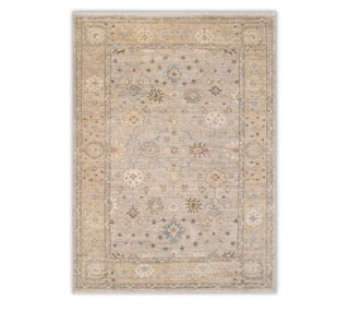 8x10 Beige Living Room Rug Handmade Turkish Oushak Style Wool Rug
