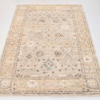 8x10 Beige Living Room Rug Handmade Turkish Oushak Style Wool Rug