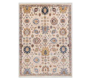 Lorrie Filson Flral Motif 8x10 Oushak Rug