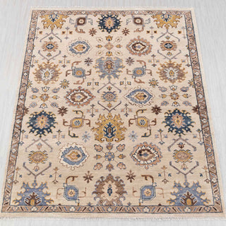 Lorrie Filson Flral Motif 8x10 Oushak Rug