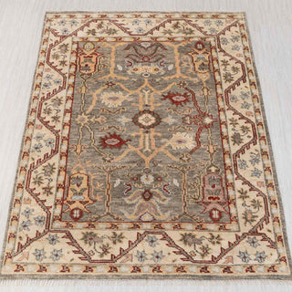 Anatolia 8x10 Green Gray Traditional Persian Inspired Oushak Wool Rug