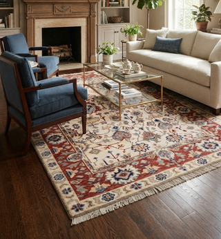 Sovereign 9x12 Hand Knotted Turkish Oushak Wool Rug