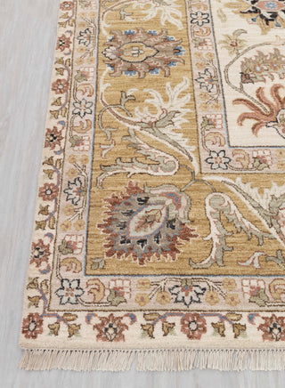 Zentario 9x12 Ivory & Gold Traditional Persian Style
