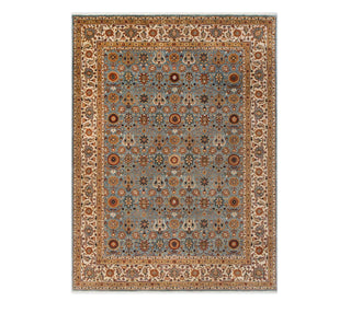 Blossom 8x10 Traditional Persian Mina Khani Floral Rug