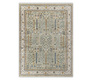 Ivory Garden Cypress Hand-Knotted Wool Area Rug
