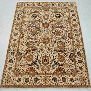 Florencia 8x10 Authentic Persian Gold Kerman Sickle Rug