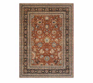 10x14 Authentic Persian Tabriz Wool Area Rug
