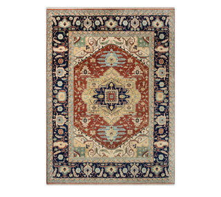9x12 Serapi Premium Persian Medallion Wool Area Rug
