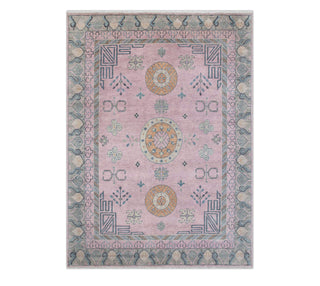 Roselle 9x12 Pink Khotan Loom Persian Wool Rug