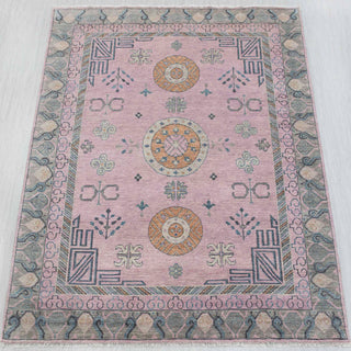 Roselle 9x12 Pink Khotan Loom Persian Wool Rug