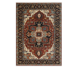 6x9 Persian Serapi Hand Knotted High KPSI Woolen Rug