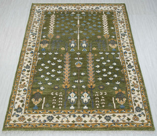 Verdant- Sage Green Life of Tree Wool Rug