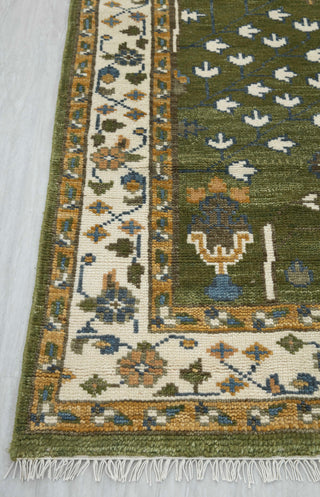 Verdant- Sage Green Life of Tree Wool Rug