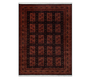 8x10 Herati Traditional Bokhara Wool Rug | Silky Feel Handwoven Rug